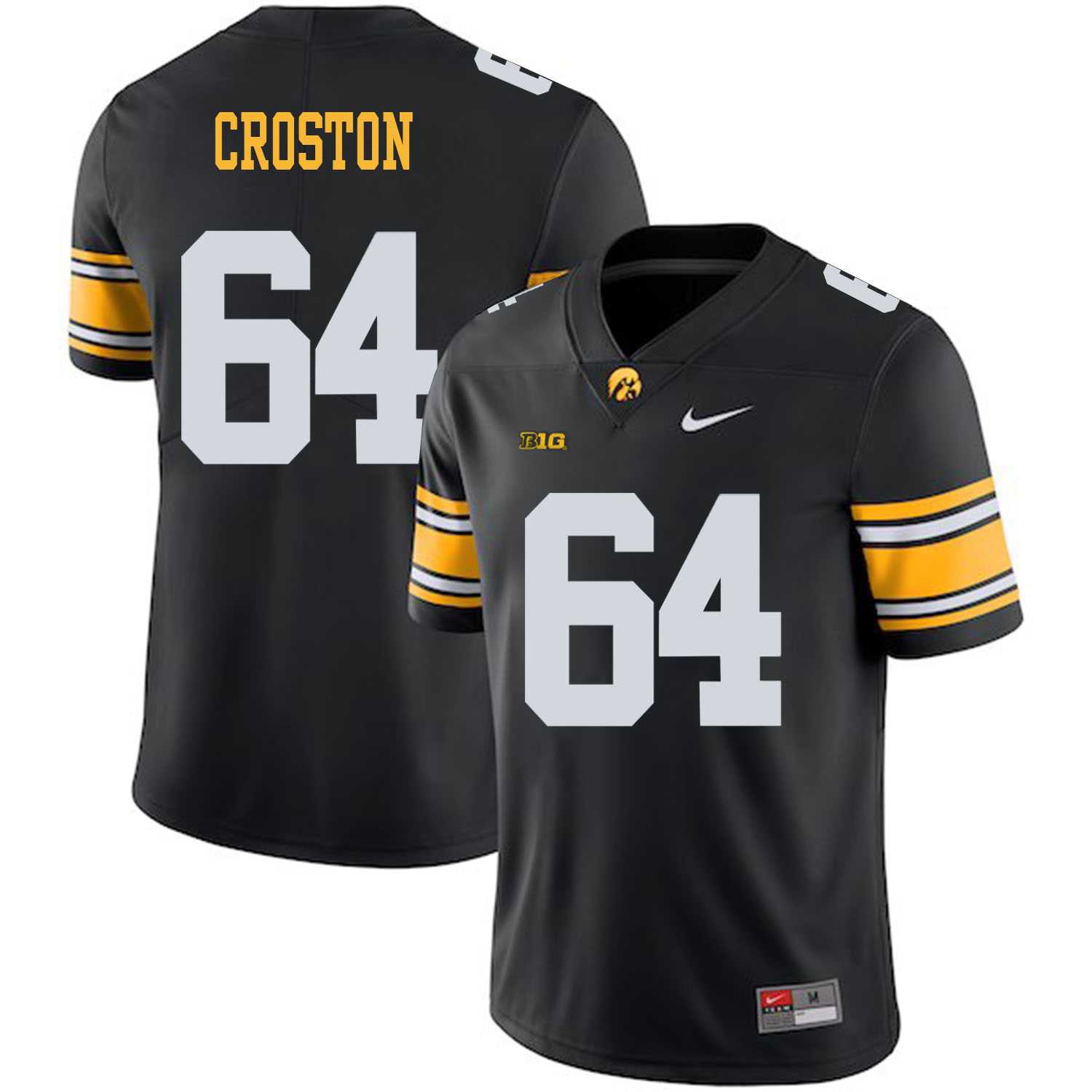 Iowa Hawkeyes 64 Cole Croston Black College Football Jersey Dzhi,We sell and wholesale Iowa Hawkeyes 64 Cole Croston Black College Football Jersey Dzhi on line form chian!